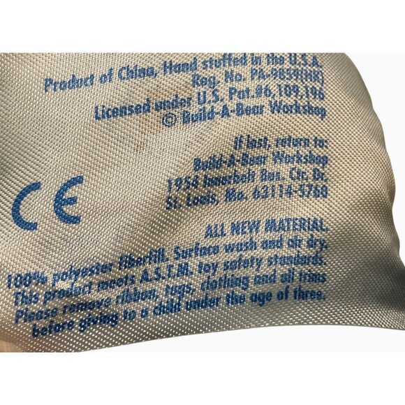 Build-A-Bear Workshop Green Alligator Plush Toy With Orange Hoodie & Denim Jeans - Picture 9 of 10